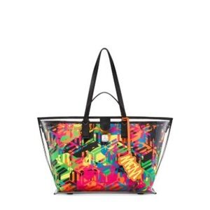 MCM Aren MD Shopper Tote. Cubic Camouflage.